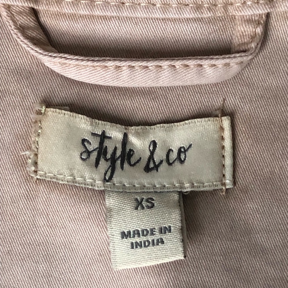 Style & Co Women’s Twill Jacket - Picture 10 of 13